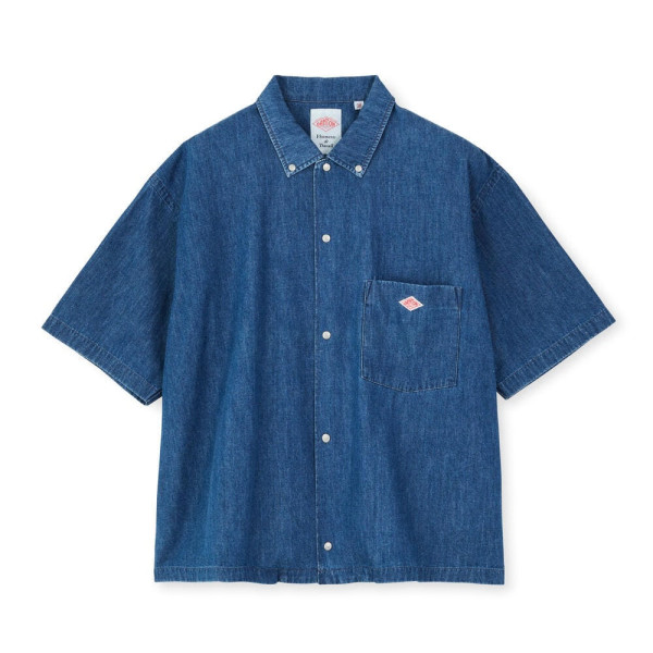 단톤 여성 데님 던가리 반소매 B.D 셔츠 2컬러 DT-B0336 DUG DNB251L104-0013