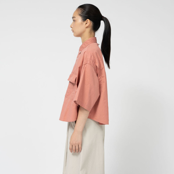 노스페이스 퍼플라벨 버튼 다운 필드 S/S 크롭 셔츠 2컬러 N25SG054