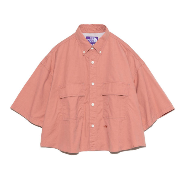 노스페이스 퍼플라벨 버튼 다운 필드 S/S 크롭 셔츠 2컬러 N25SG054