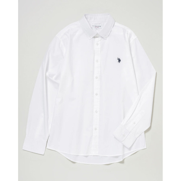 U.S. POLO ASSN. 유에스폴로에센 더블홀스맨 자수 레귤러 카라 브로드 셔츠 4컬러 PLM51700
