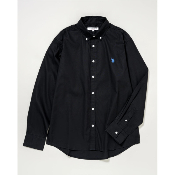 U.S. POLO ASSN. 유에스폴로에센 더블홀스맨 자수 레귤러 카라 브로드 셔츠 4컬러 PLM51700