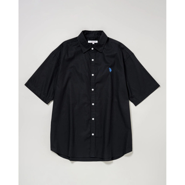U.S. POLO ASSN. 유에스폴로에센 더블홀스맨 자수 레귤러 카라 브로드 반팔 셔츠 6컬러 PLM51703