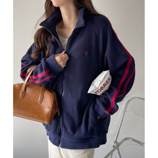 U.S. POLOASSN. 유에스폴로에센 라인 디자인 플리스 트랙 자켓 5컬러 85733804 ada1458