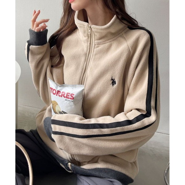 U.S. POLOASSN. 유에스폴로에센 라인 디자인 플리스 트랙 자켓 5컬러 85733804 ada1458