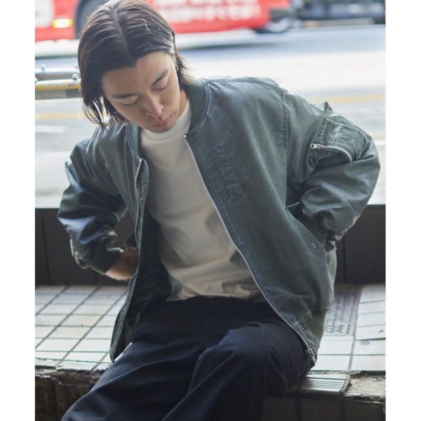 프릭스스토어 빈티지 가공 숏 안솜 MA-1 재킷 2컬러 1051248901921