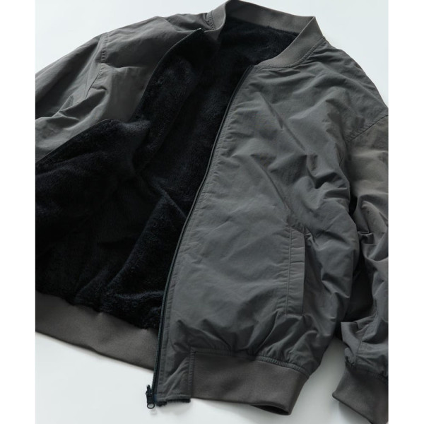 프릭스스토어 릴랙스핏 나일론 플리스 리버시블 MA-1 집업 블루종 5컬러 1251248900726