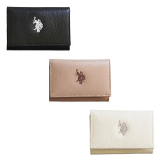 U.S. POLOASSN. 유에스폴로에센 고트 레더 컴팩트 지갑 3컬러 USPA- 2736