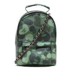 베이프 카모 미니 백팩 핸드백 그린 CL70289303