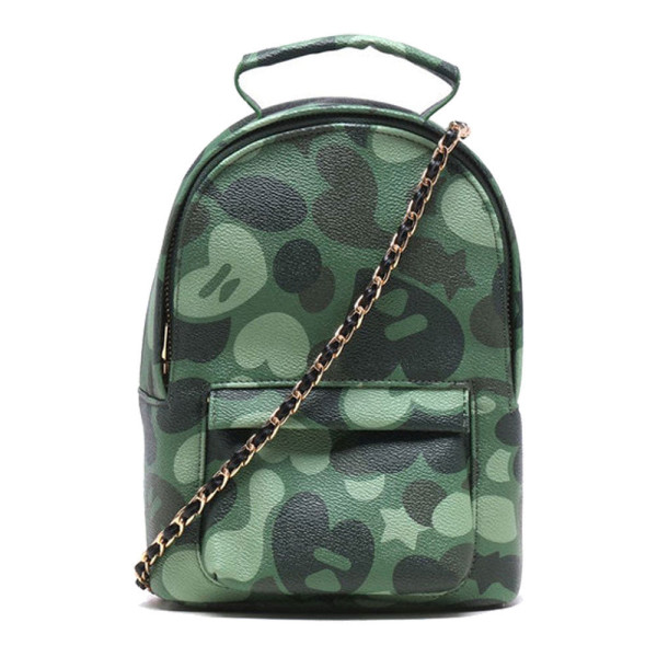 베이프 카모 미니 백팩 핸드백 그린 CL70289303