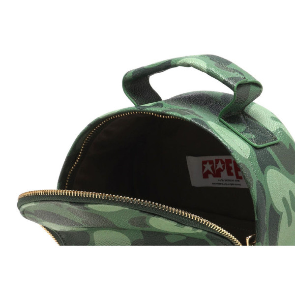 베이프 카모 미니 백팩 핸드백 그린 CL70289303