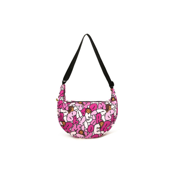 베이프 버블 카모 미디엄 크로스백 핑크 AL70190301