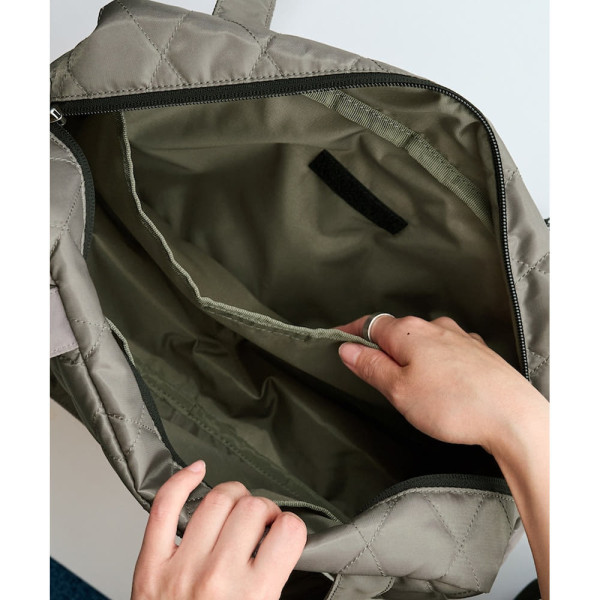 프릭스스토어 컬럼비아 별주 퀼팅 스퀘어 코드 포켓 토트백 3컬러 1369129900007