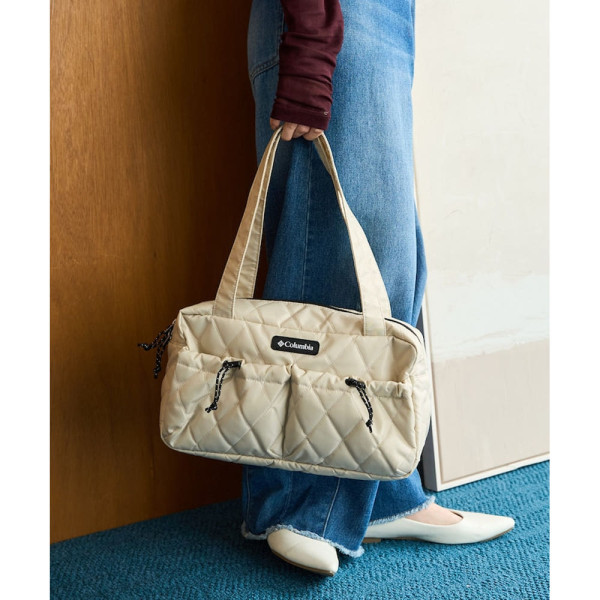 프릭스스토어 컬럼비아 별주 퀼팅 스퀘어 코드 포켓 토트백 3컬러 1369129900007