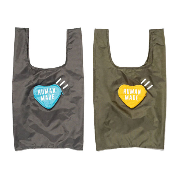 휴먼메이드 하트 쇼핑백 스몰 2컬러 HM30GD026