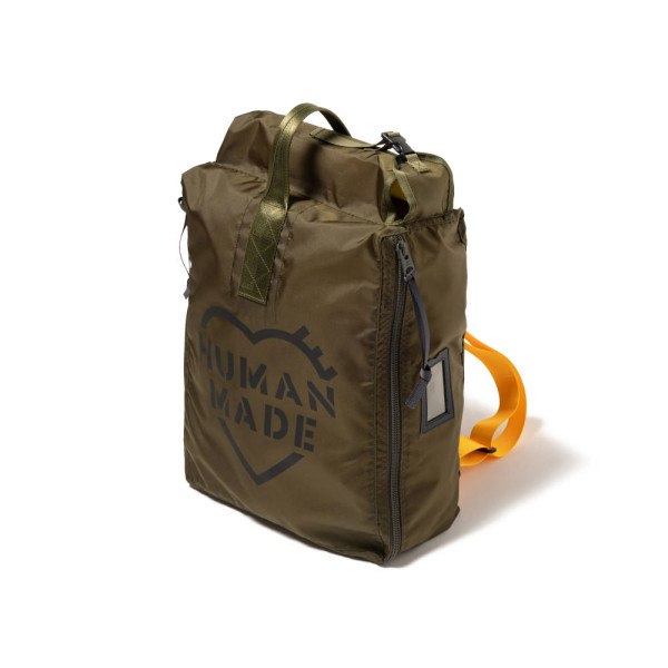 휴먼메이드 밀리터리 백팩 올리브 드랩 HM30GD045