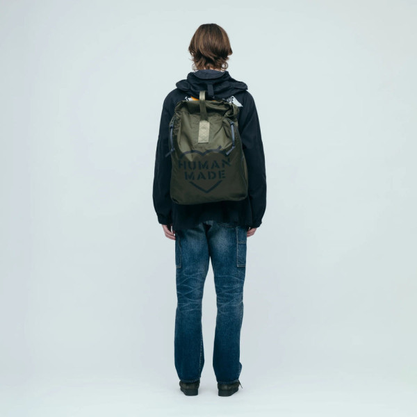 휴먼메이드 밀리터리 백팩 올리브 드랩 HM30GD045