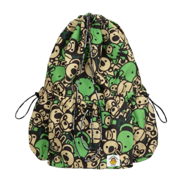 베이프 올 프랜즈 라지 백팩 그린 AL20189313