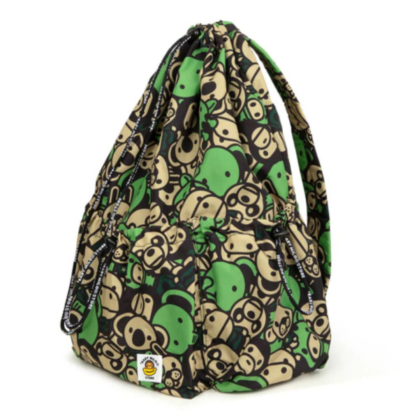 베이프 올 프랜즈 라지 백팩 그린 AL20189313