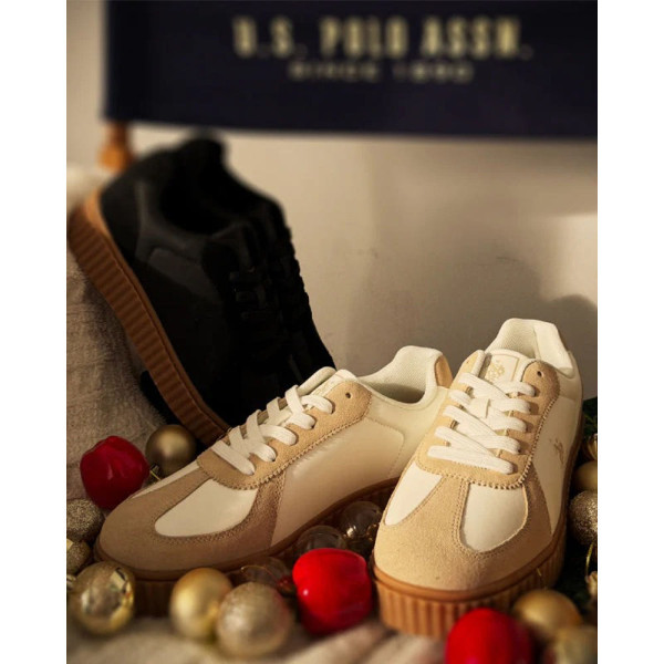 U.S. POLO ASSN. 유에스폴로에센 클리오조 천연 가죽 통굽 스니커즈 2컬러 PL00813ol