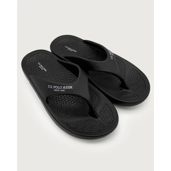 U.S. POLOASSN. 유에스폴로에센 플립 플롭 통샌들 블랙 PLM00854