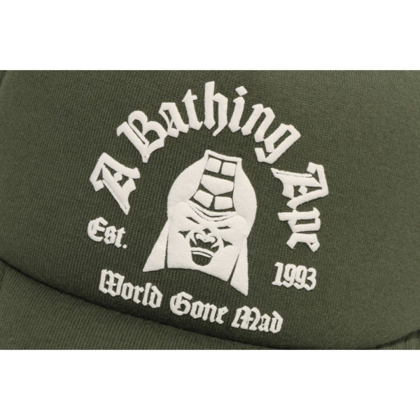 베이프 로고 코튼 패널 매쉬캡 볼캡 2컬러 1L30180004