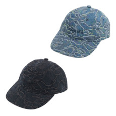 베이프 라인 카모 자카드 멀티 로고 데님 캡 2컬러 1L30180302