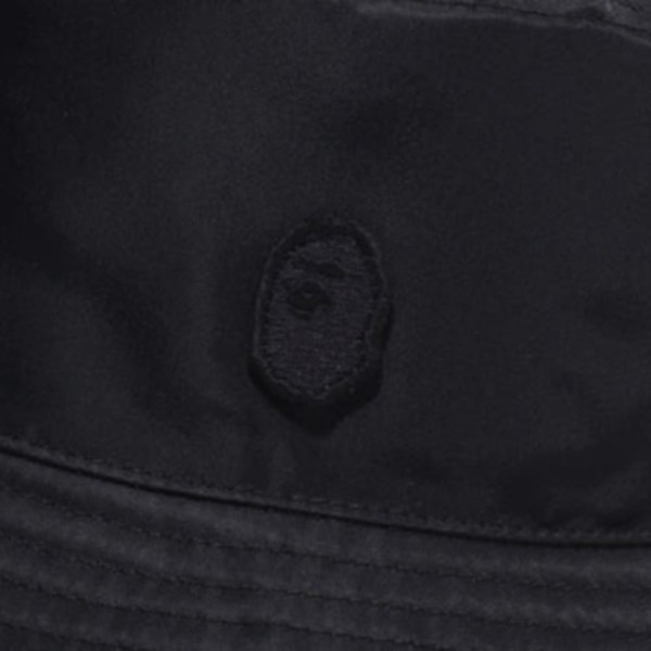 베이프 칼리지 모노그램 리버서블 버클 햇 모자 블랙 1L30181305