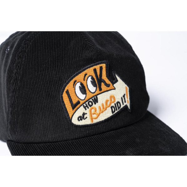 더리얼맥코이 THE REAL McCOY'S 부코 5패널 코듀로이 캡 모자 블랙 BA25106