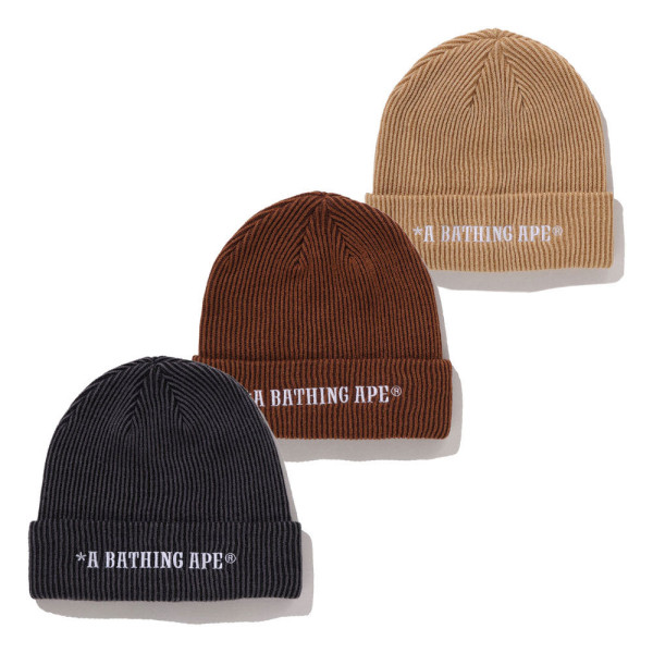 베이프 니트 캡 비니 3컬러 1L80181005