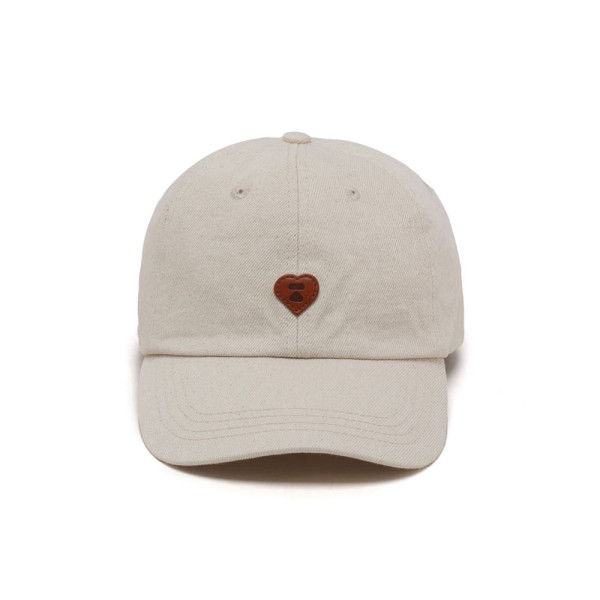 베이프 헤비 트윌 베이스볼 캡 야구 모자 아이보리 CL70280308