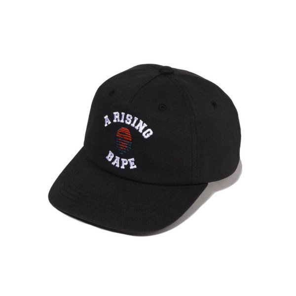 베이프 라이징 베이프 패널 캡 모자 블랙 1L70180006