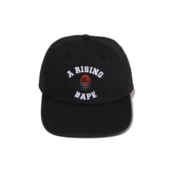 베이프 라이징 베이프 패널 캡 모자 블랙 1L70180006