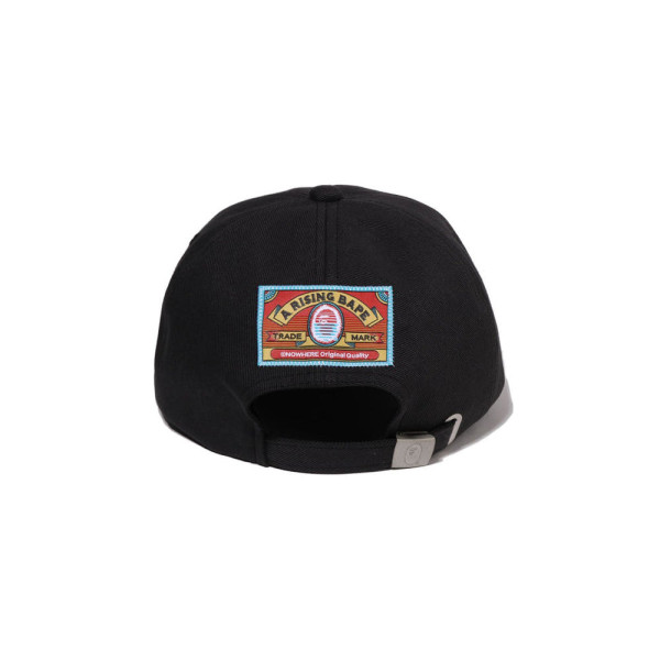 베이프 라이징 베이프 패널 캡 모자 블랙 1L70180006