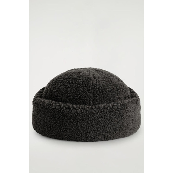 코스 COS 테디 폴드업 햇 다크브라운 1304770003