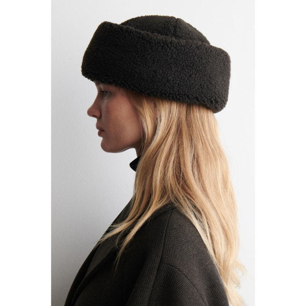 코스 COS 테디 폴드업 햇 다크브라운 1304770003