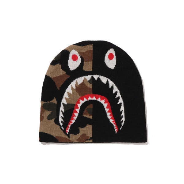 베이프 1ST 카모 샤크 니트 캡 비니 3컬러 1L70181003