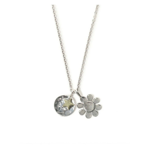 노즈웍스 X 빔즈 NORTH WORKS 플라워 코인 팬던트 목걸이 11-42-0001-803-90-88 FK6263