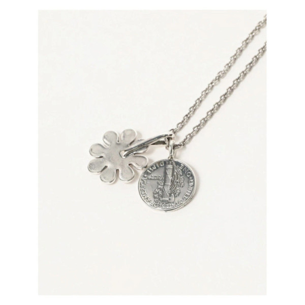 노즈웍스 X 빔즈 NORTH WORKS 플라워 코인 팬던트 목걸이 11-42-0001-803-90-88 FK6263
