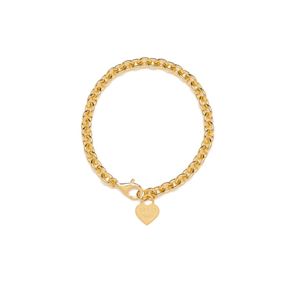 휴먼메이드 하트 실버 팔찌 2컬러 HM30GD086