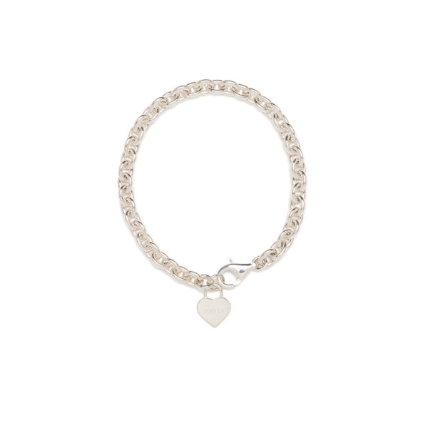 휴먼메이드 하트 실버 팔찌 2컬러 HM30GD086