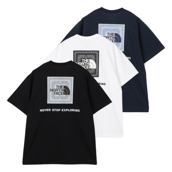 노스페이스 반다나 스퀘어 로고 반팔티 3컬러 NT32446 1226207300784