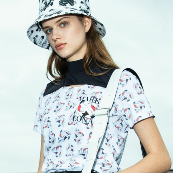 마크앤로나 라벨 하트 버킷 햇 2컬러 MLF-5A-FC06