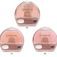 캔메이크 플랜 푸쿠 코데 아이즈 애굣살 아이섀도우 팔레트 4종