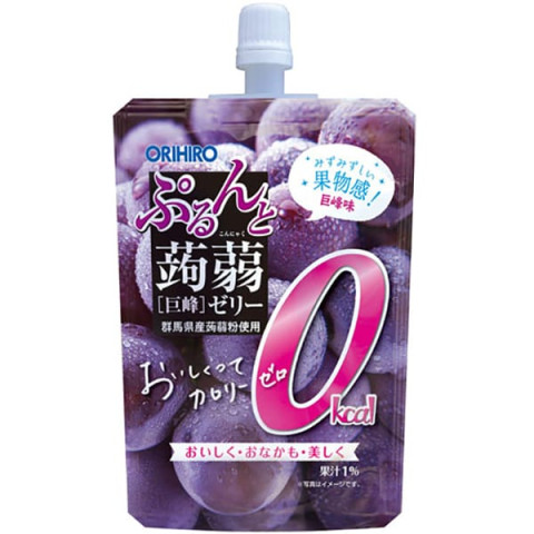 오리히로 ORIHIRO 곤약젤리 스탠딩 칼로리 제로 거봉 130g